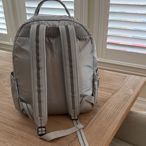Kipling Metallic Silver Backpack - Picture 4 of 16